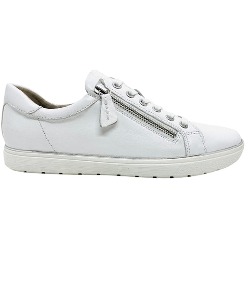 Caprice Ladies Soft White Sneaker