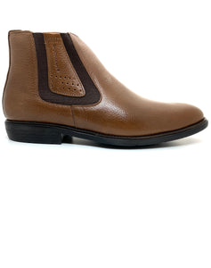 Shoetherapy Men's Grain Leather Chelsea Boot