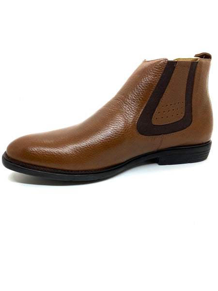 Shoetherapy Men's Grain Leather Chelsea Boot