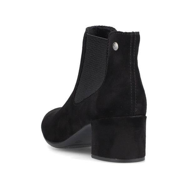 Rieker Ladies Block Heel Microfibre Ankle Boot