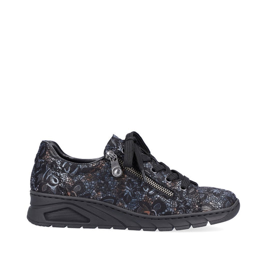 Rieker Ladies Zip Sided Sneaker
