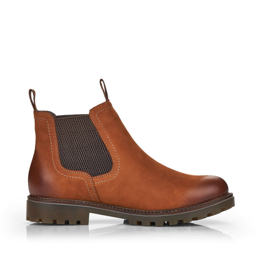 Remonte Ladies Chunky Sole Elastic Side Chelsea Boot