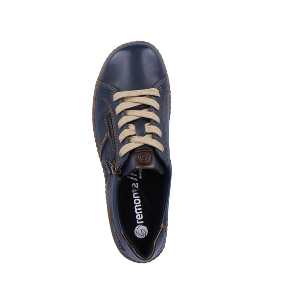 Remonte ladies Zip Sided Lace Up Shoe