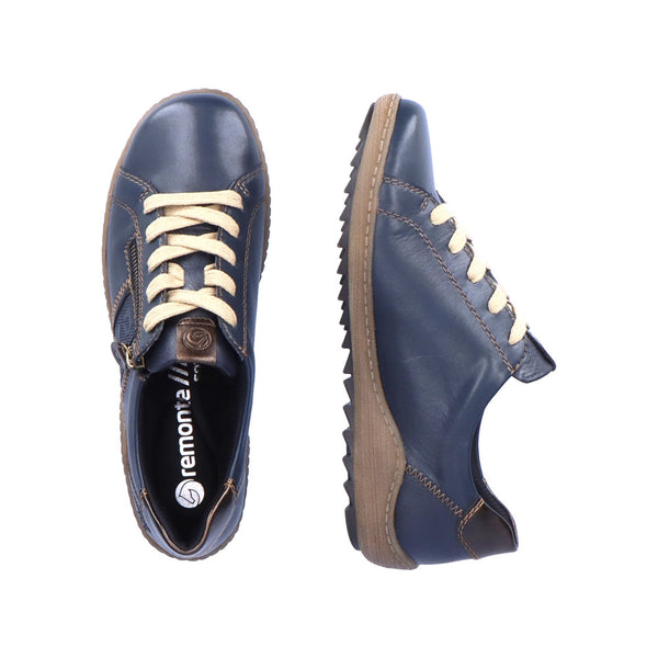 Remonte ladies Zip Sided Lace Up Shoe
