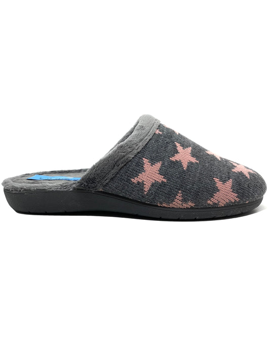 Lunar Angelic Ladies Star Pattern Backless Slipper