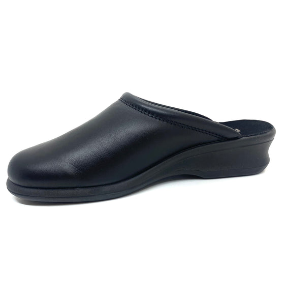 Rohde Ladies Leather Backless House Shoe