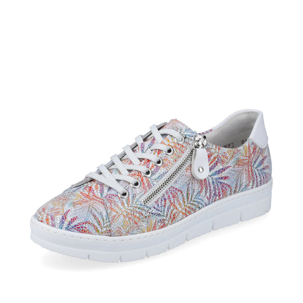 Remonte Ladies Zip Sided Lace Up Sneaker