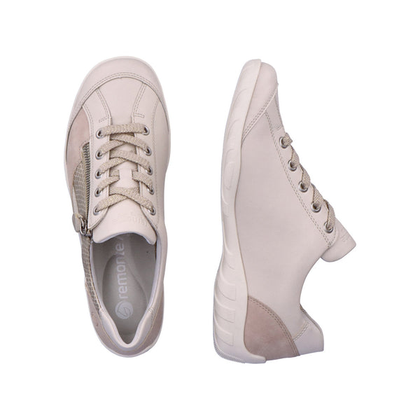 Remonte Ladies Zip Sided Lace Up Shoe