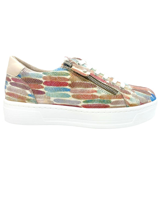 Lunar Advance Ladies Multi Colour Zip Sneaker
