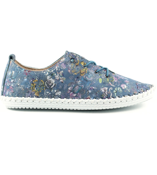 Lunar Exbury Ladies Floral Print soft Casual Shoe