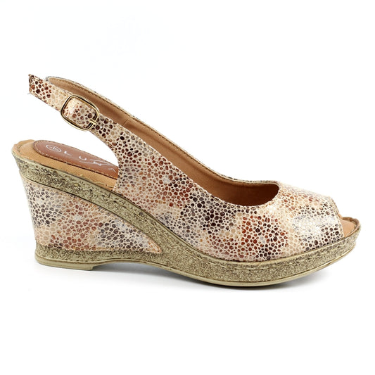 Lunar Doretta Ladies Sling Back Wedge Sandal