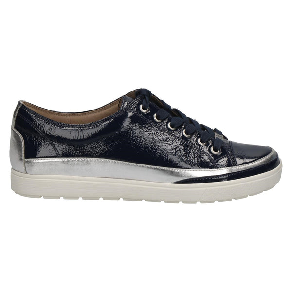 Caprice Ladies Patent Lace Up Sneaker