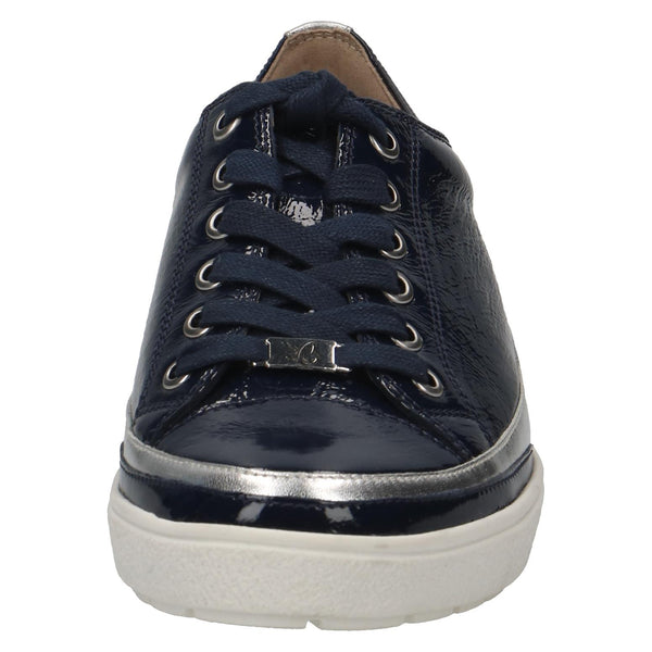 Caprice Ladies Patent Lace Up Sneaker