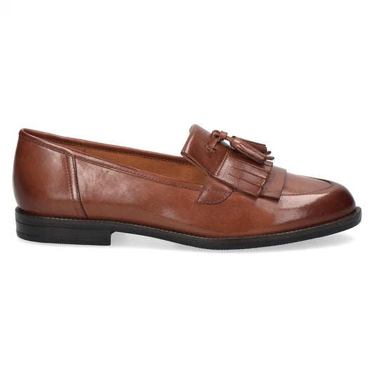 Caprice Ladies Fringe Trim Classic Loafer