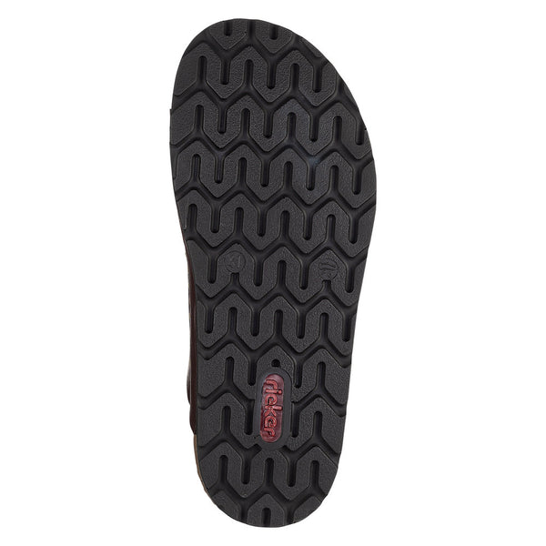 Rieker Men's Slip On Foot-Bed Sandal
