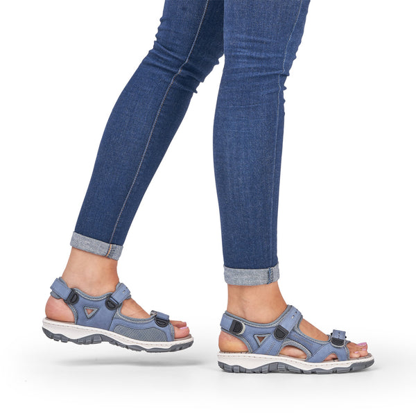 Rieker Ladies Walking Sandal Adjustable Straps