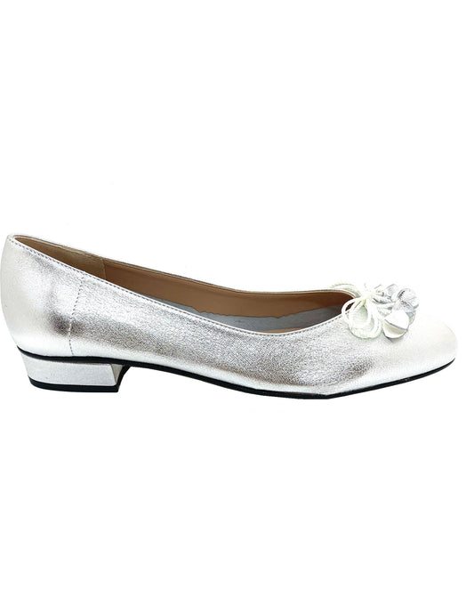 New HB Shoes Ladies Jest Pump Argento