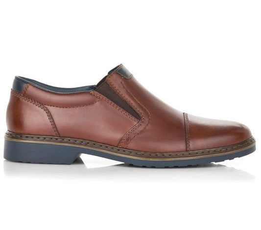 Rieker Men's Slip On Shoe Brown
