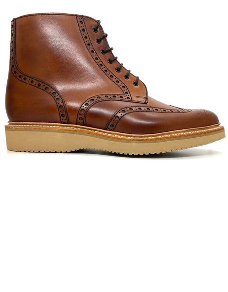 Barker Men's Terry Brogue Lace Up Boot