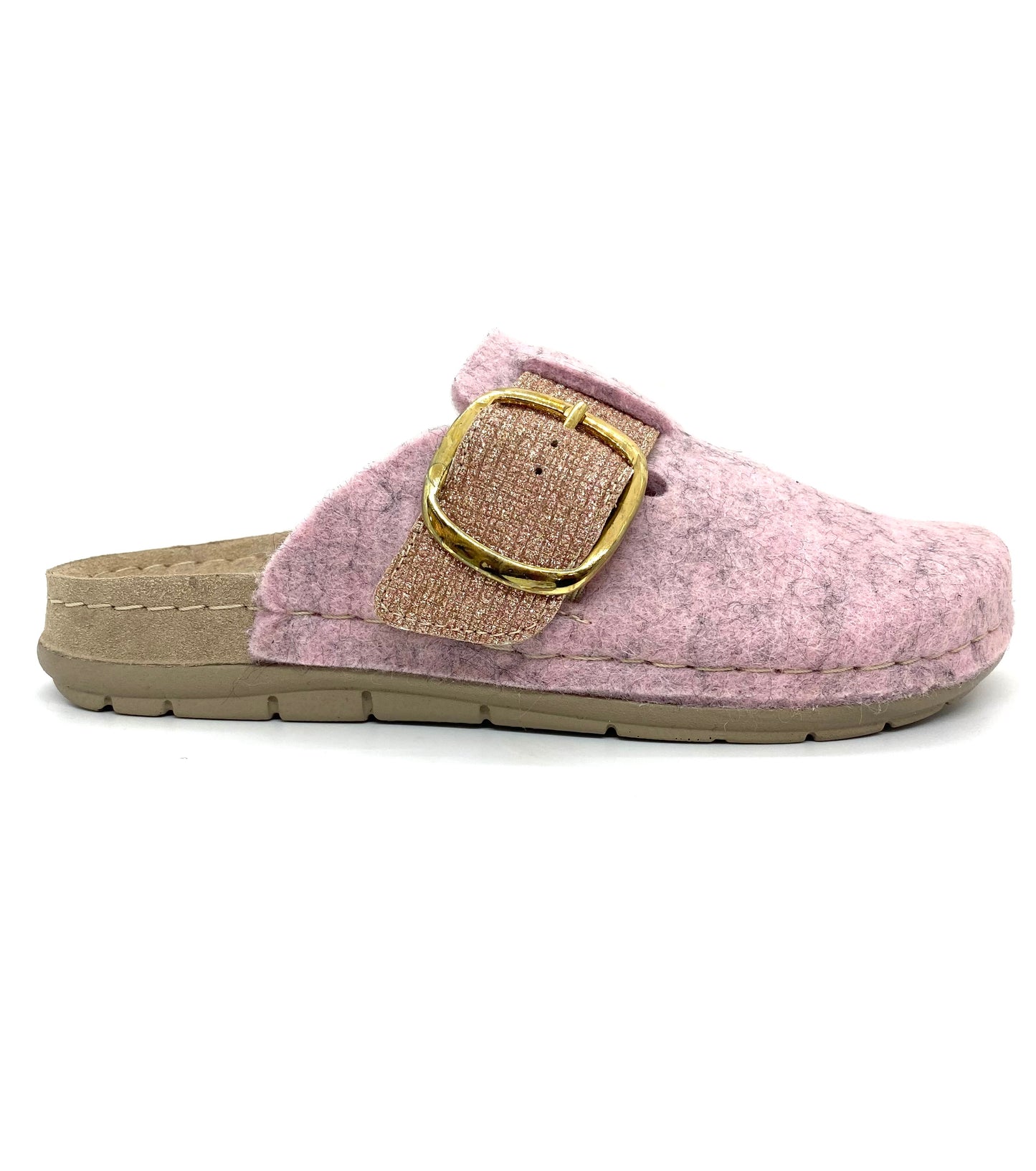 Rohde Ladies Rodigo Glitter Strap Buckle Mule