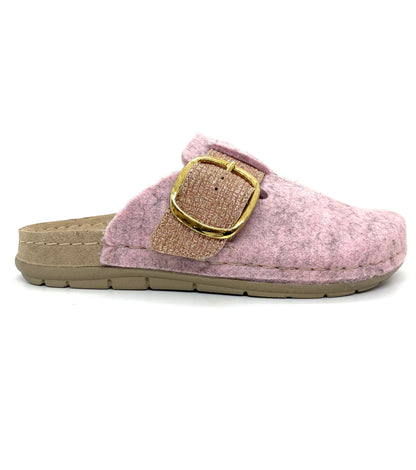 Rohde Ladies Rodigo Glitter Strap Buckle Mule