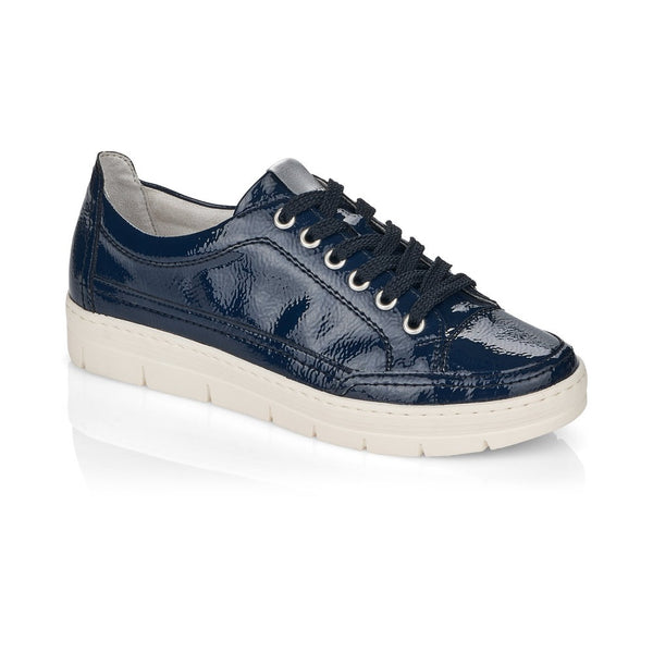 Remonte Ladies Lace Up Casual Navy